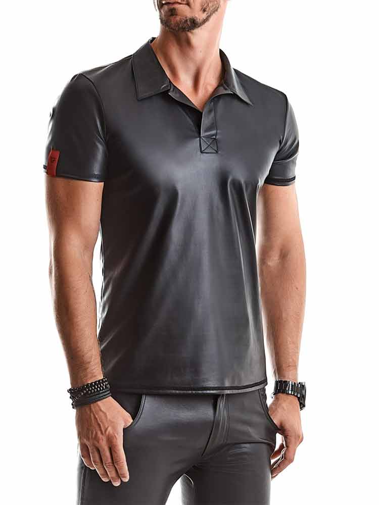 Polohemd ROMANO Kurzarm schwarz
