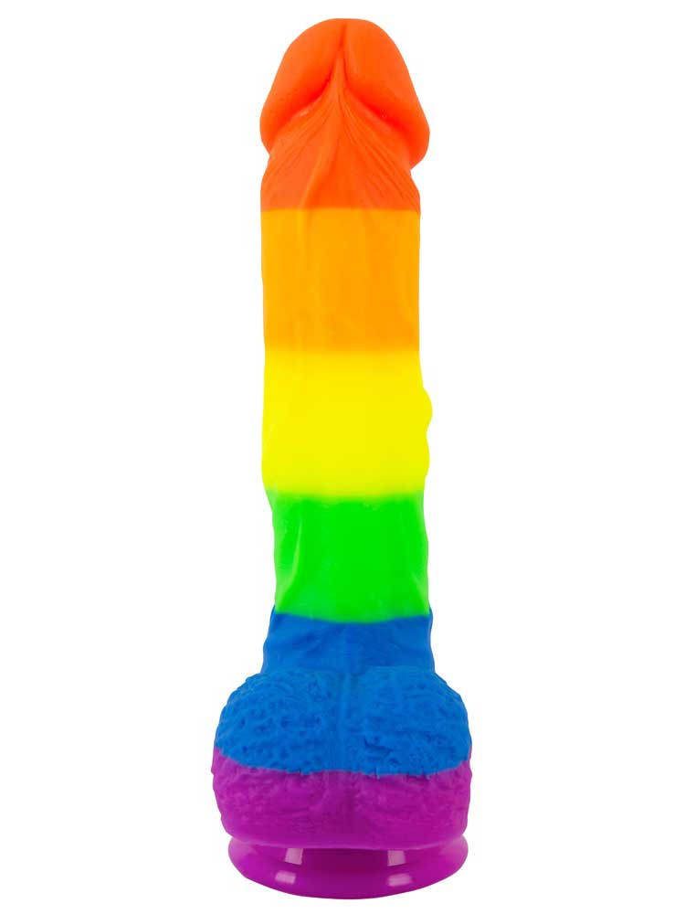 PRIDE Silikon-Dildo mit Saugnapf