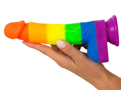 PRIDE Silikon-Dildo mit Saugnapf