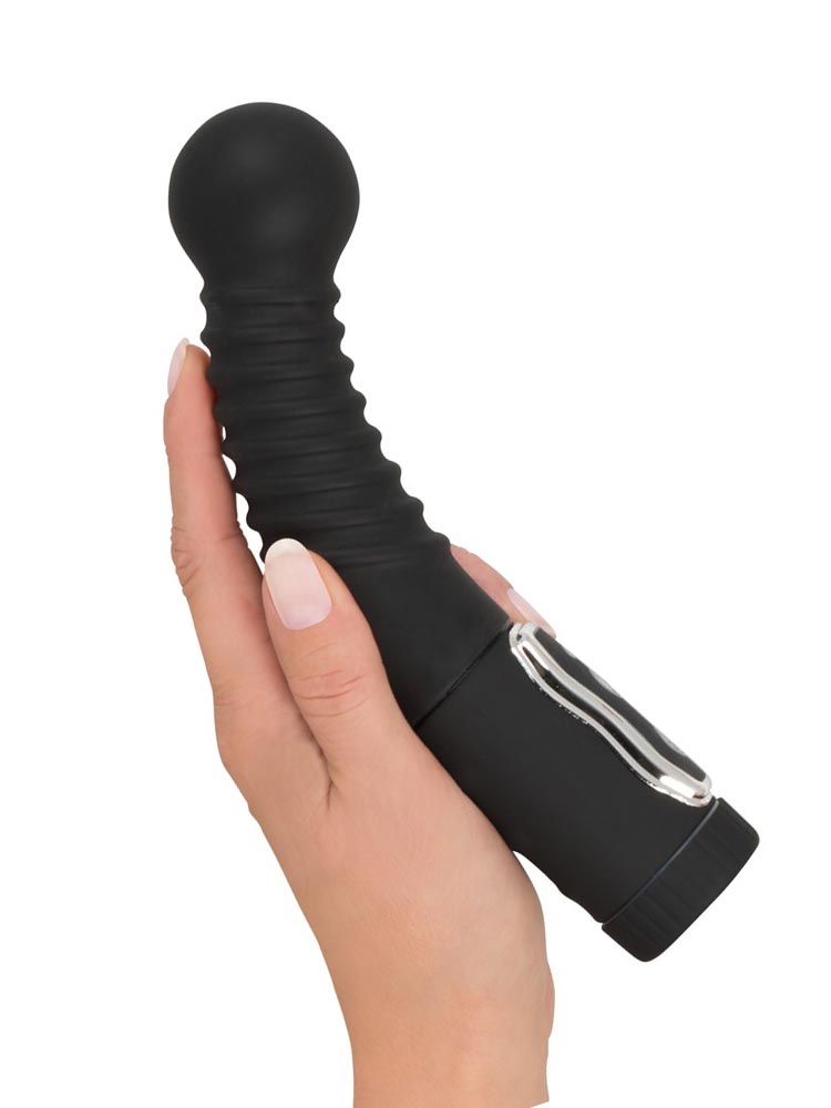 Prostate rotierender Massager - schwarz