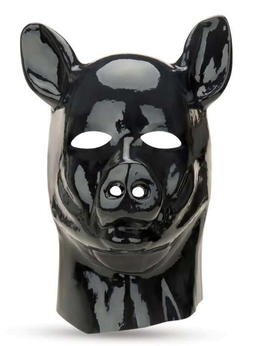 PROWLER Latex Schweinemaske schwarz