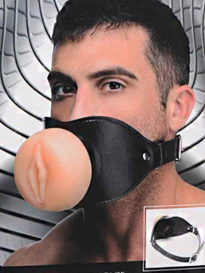 Pussy-Face Pussy-Boy Knebel - abschließbar