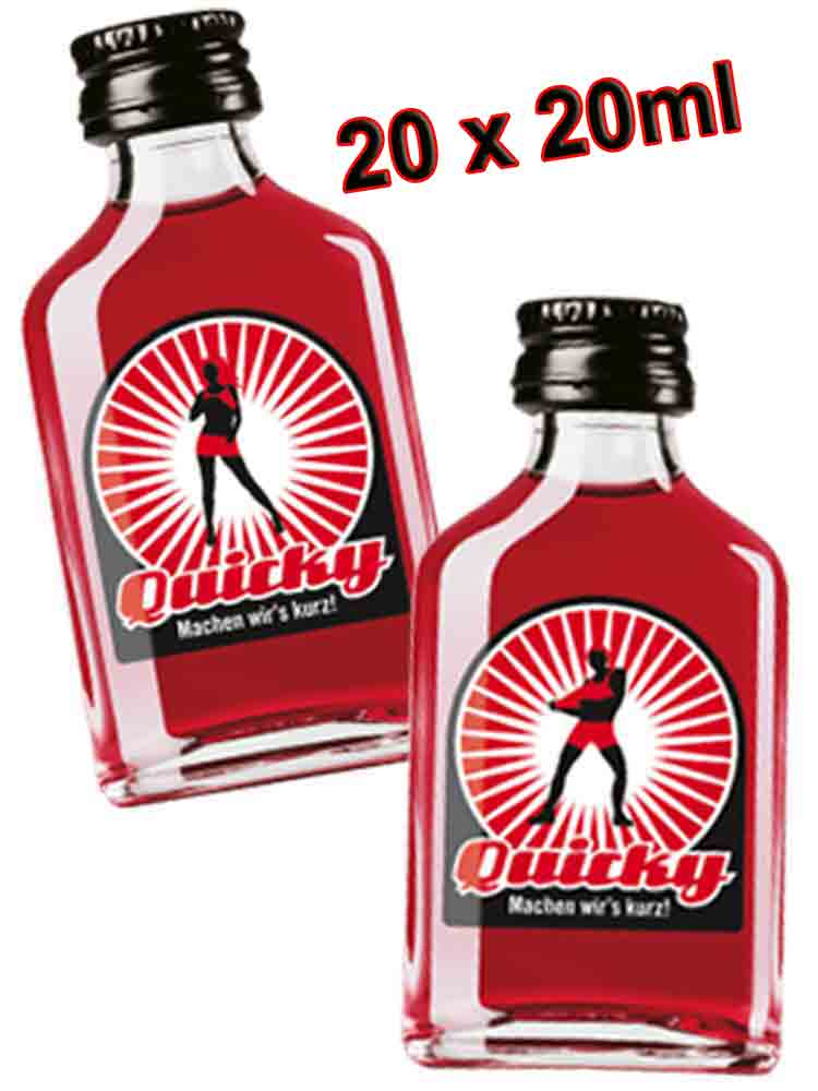 QUICKY - Fruchtlikör 20ml - 20 Stück