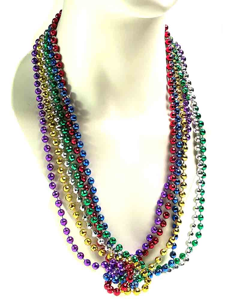Rainbow Mardi Gras Perlenketten
