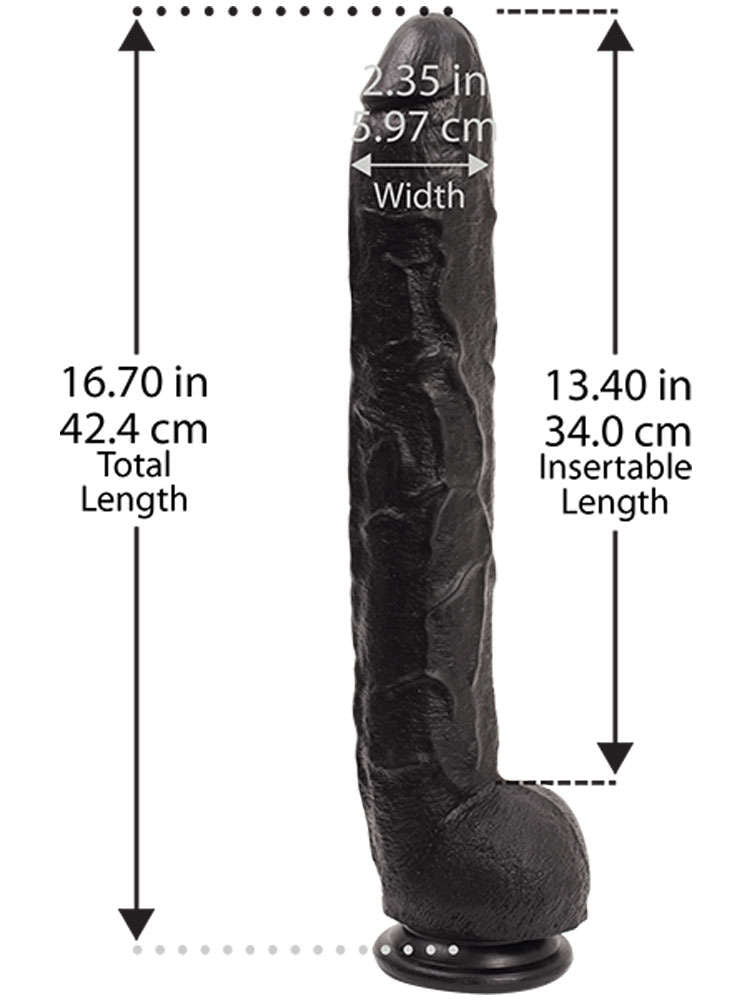 RAMBONE Super-Dildo - schwarz