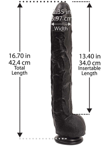 RAMBONE Super-Dildo - schwarz