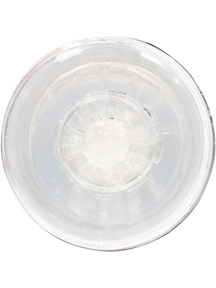 REAL ROCK Easy Rider Textured Masturbator - transparent-klar