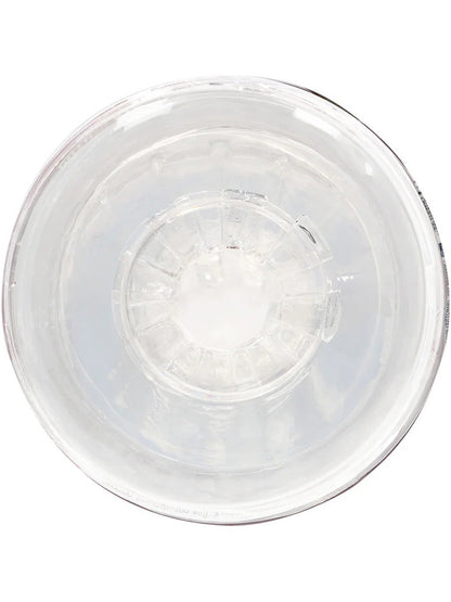 REAL ROCK Easy Rider Textured Masturbator - transparent-klar