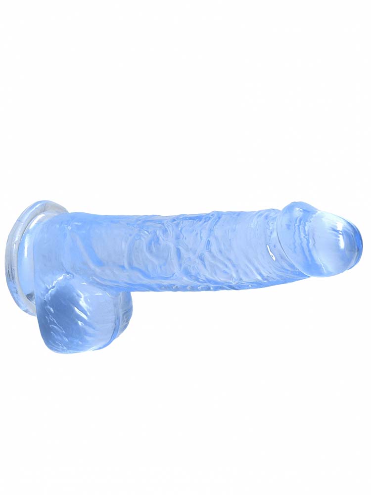 REALROCK Dildo Crystal Clear 6" blau