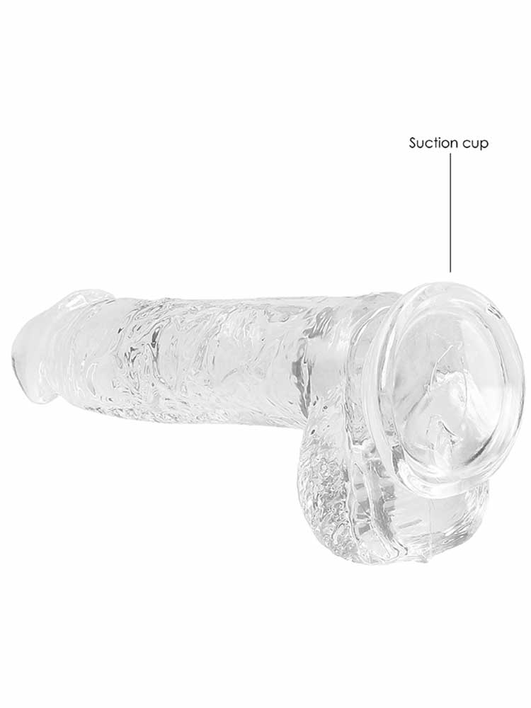 REALROCK Dildo Crystal Clear 6" klar