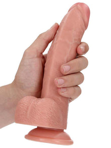 REALROCK Realistik Curved Dildo 8" natur