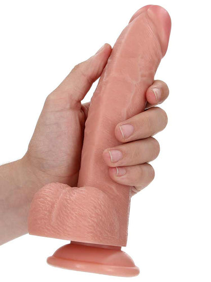 REALROCK Realistik Curved Dildo 8" natur