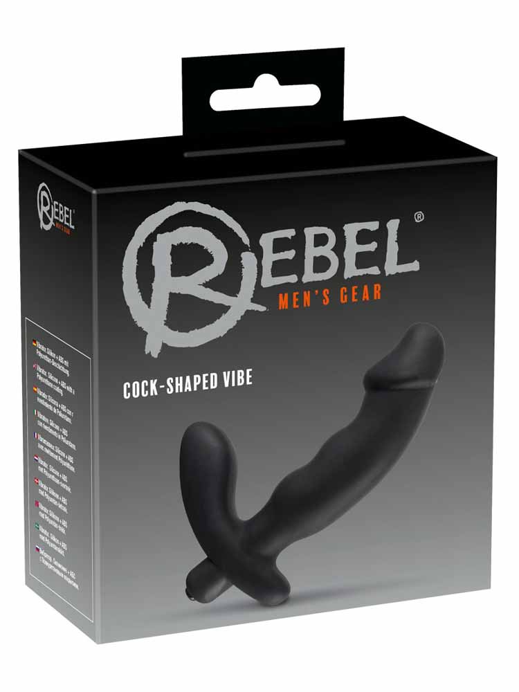 REBEL COCK Prostate Vibrator - schwarz