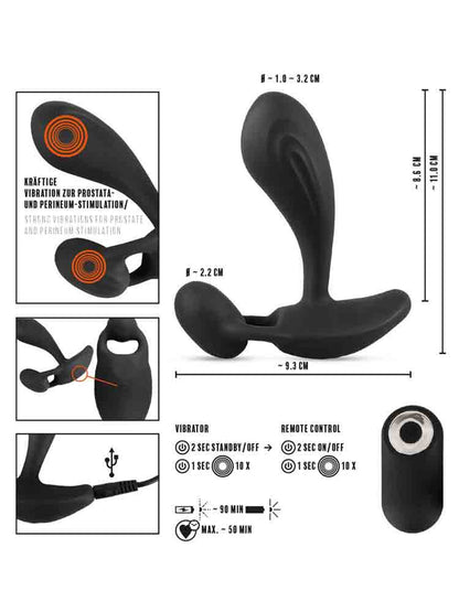 Rebel TWO SPOT Prostata Perineum Vibrator