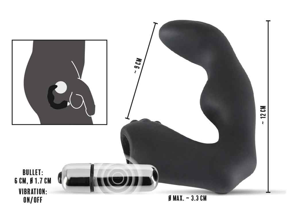 REBEL Prostate Vibrator - schwarz