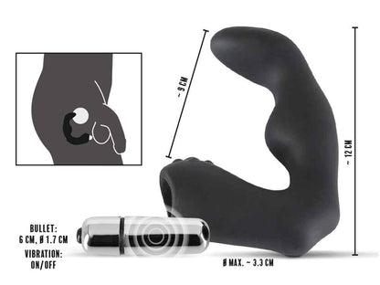 REBEL Prostate Vibrator - schwarz