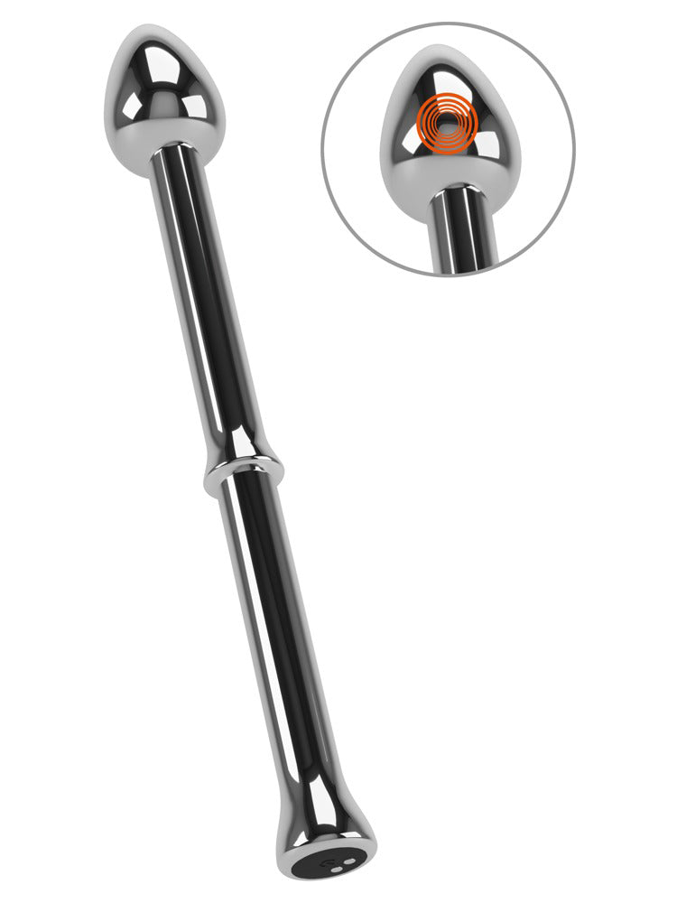 REBEL Vibrating Prostata Stimulator Metal Milking Stick