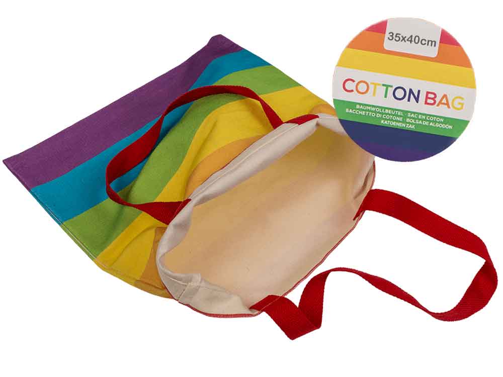 Regenbogen Baumwollbeutel