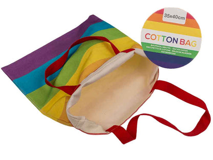 Regenbogen Baumwollbeutel