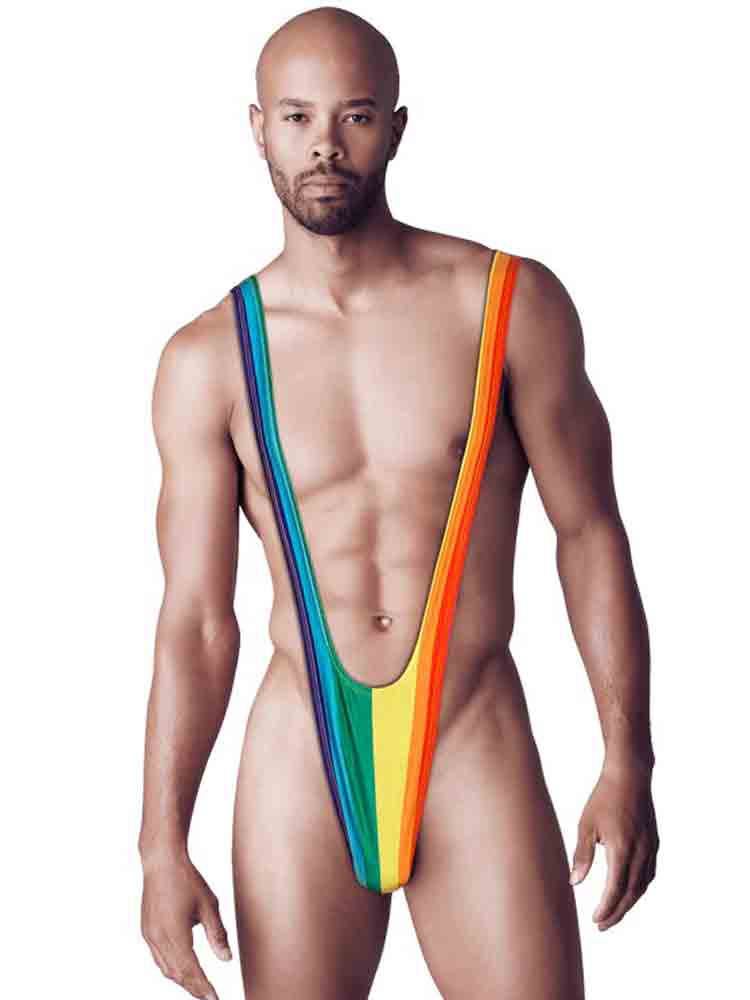 Rainbow Pride MANKINI Herrenbadeanzug