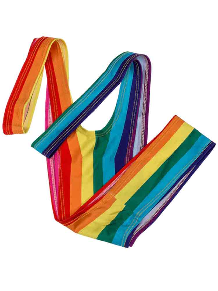 Rainbow Pride MANKINI Herrenbadeanzug