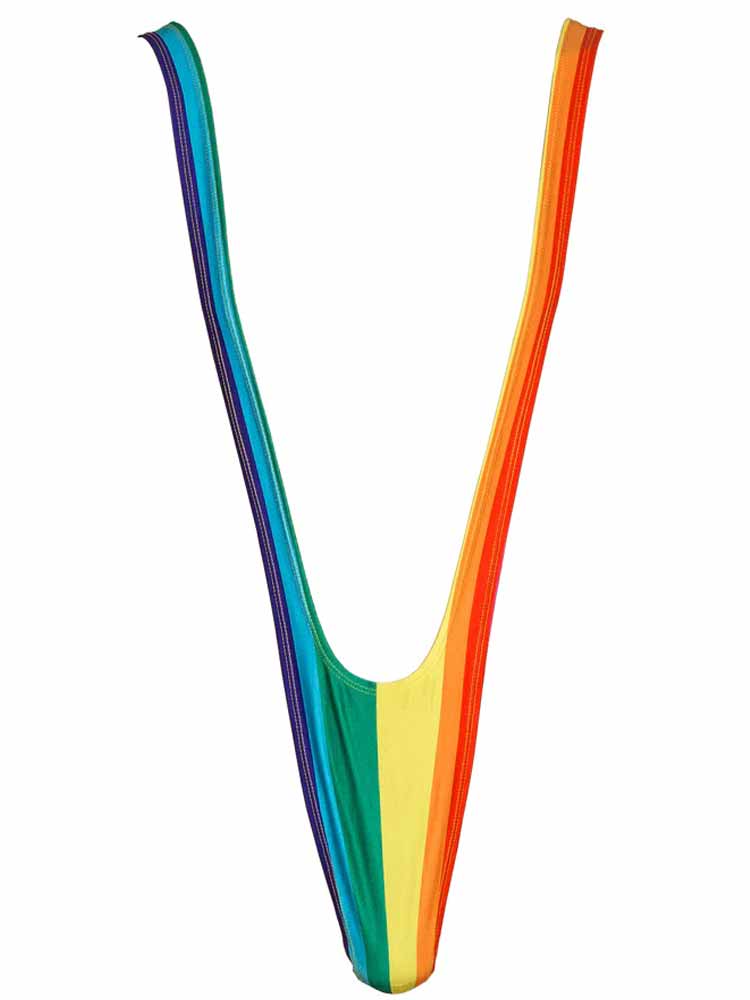 Rainbow Pride MANKINI Herrenbadeanzug
