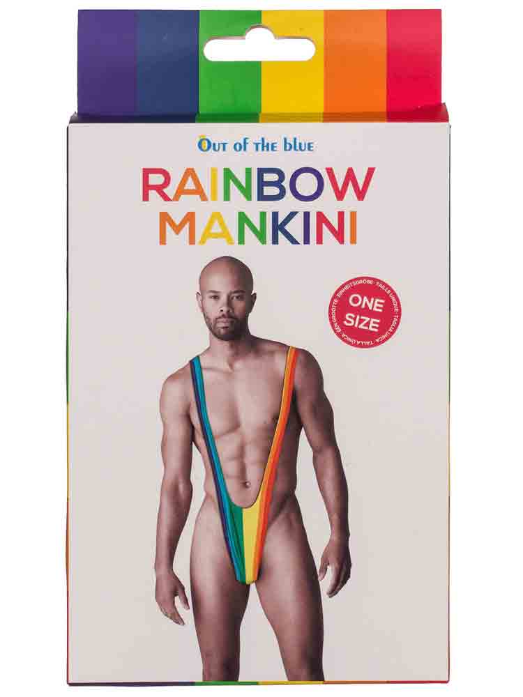Rainbow Pride MANKINI Herrenbadeanzug