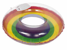Rainbow Pride auflbasbarer Schwimmring