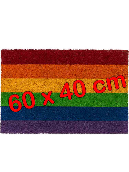 Regenbogen Fussmatte 60x 40 cm