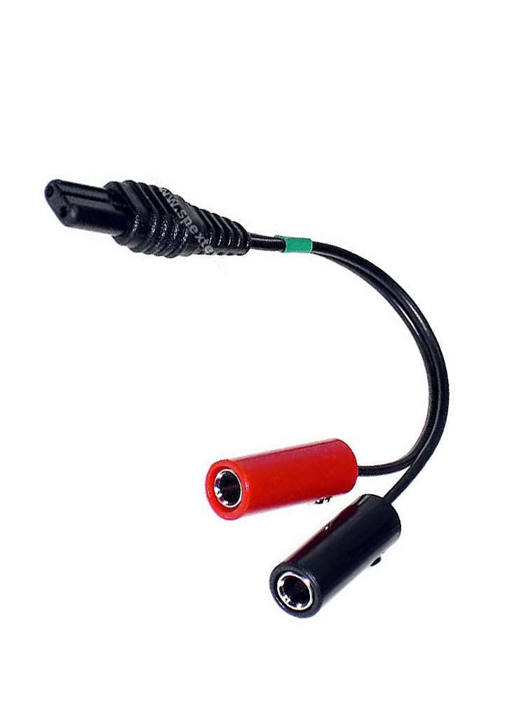 Reizstrom Adapter #11 - 4mm Buchsen und Vitatronic-Stift