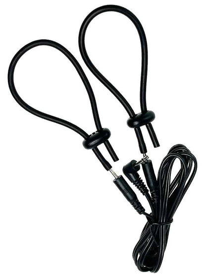 Reizstrom Silikon Penisschlaufen mit Kabel