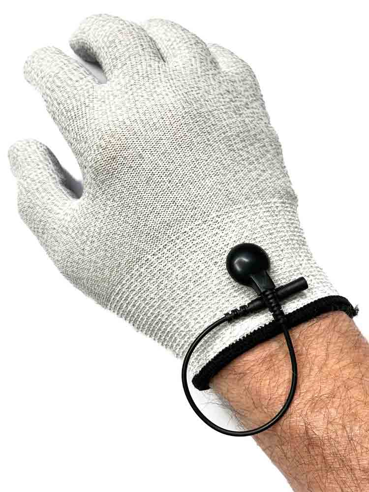 Reizstrom E-Stim - Handschuhe mit Kabel