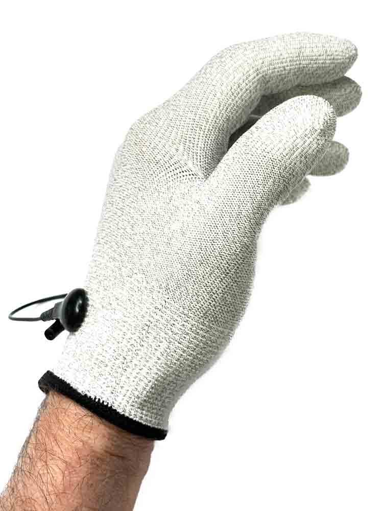 Reizstrom E-Stim - Handschuhe mit Kabel