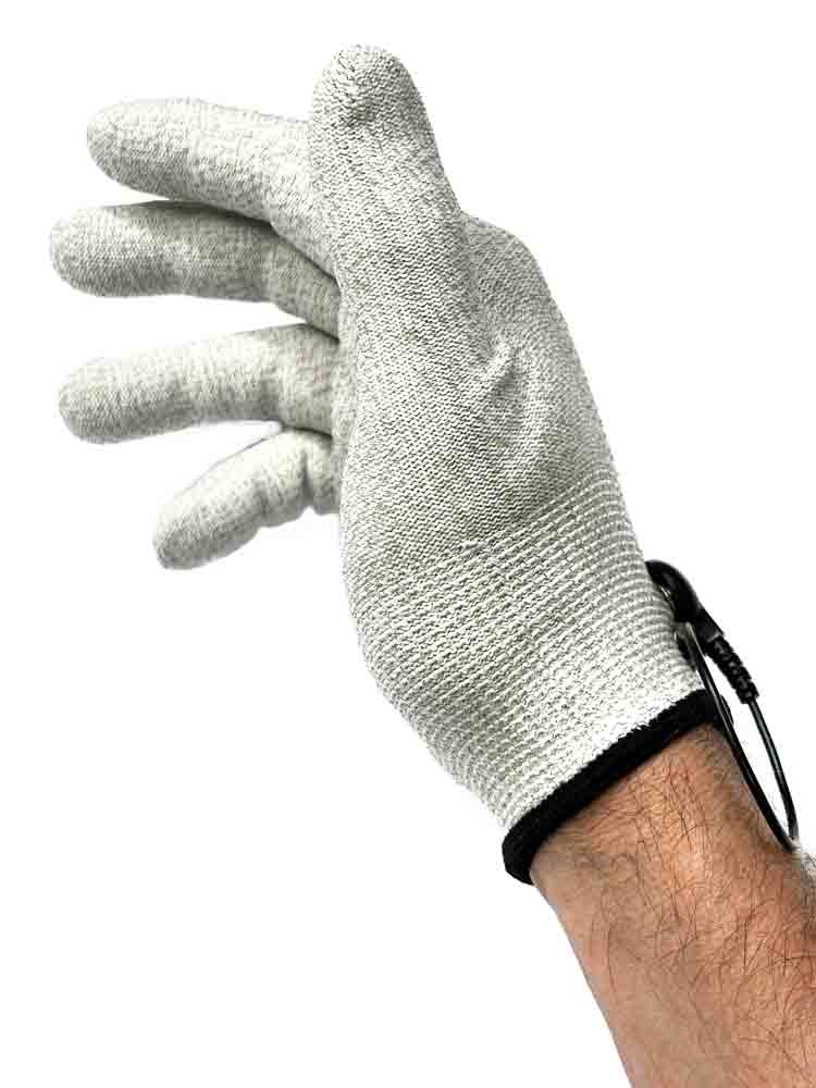 Reizstrom E-Stim - Handschuhe mit Kabel