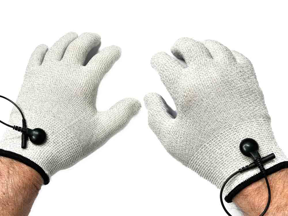 Reizstrom E-Stim - Handschuhe mit Kabel