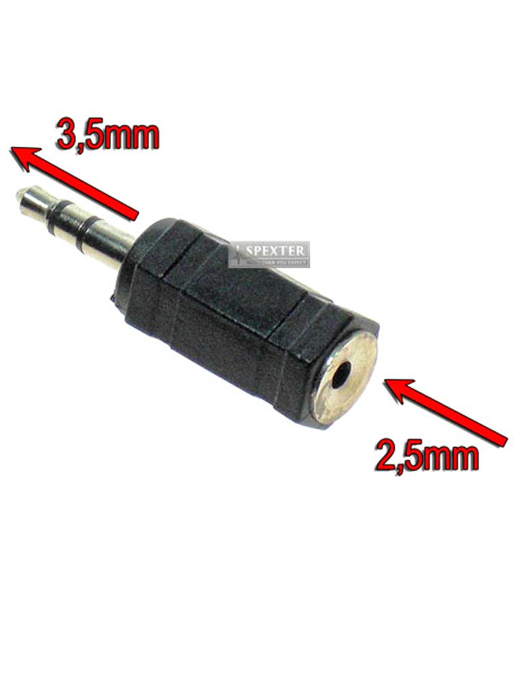 Reizstrom Adapter #14 - 2.5mm Buchse und 3.5mm Klinkenstift