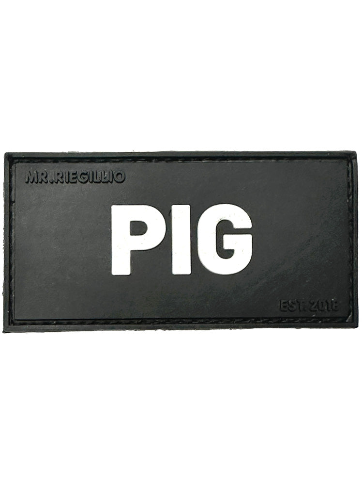 Riegillio Patch - PIG schwarz-weiß