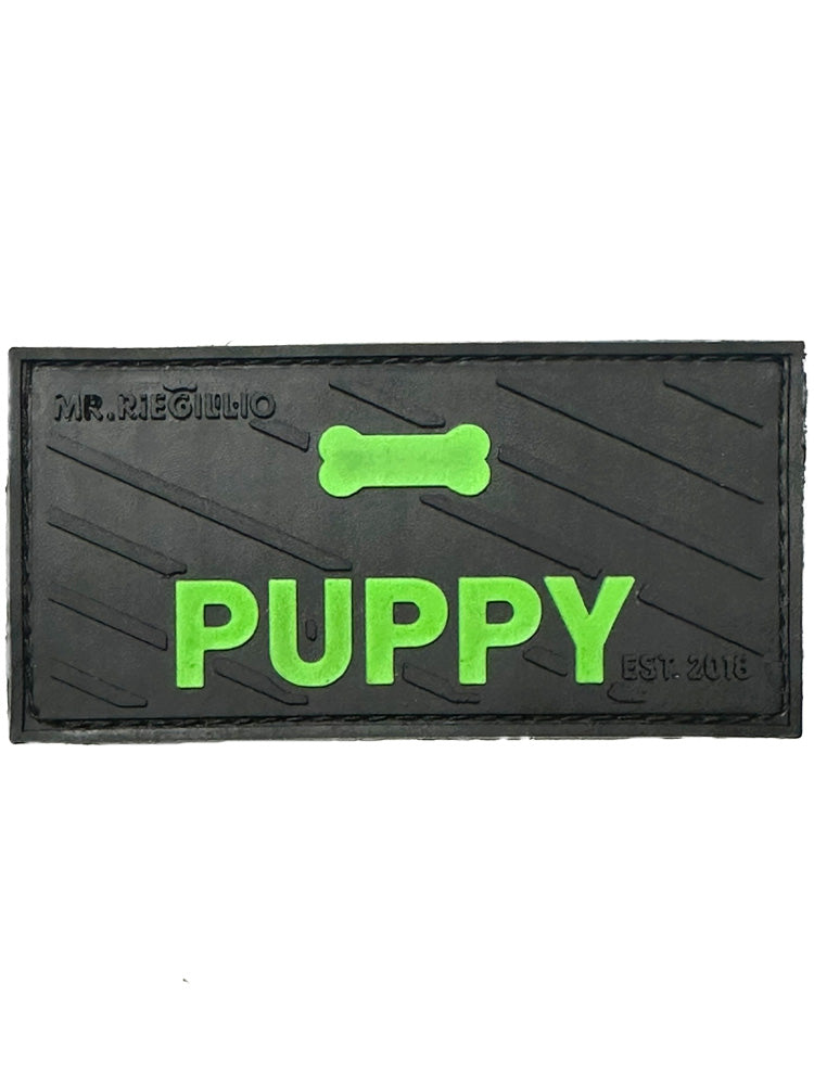 Riegillio Patch - PUPPY schwarz-grün