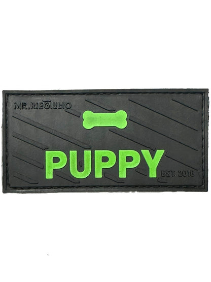 Riegillio Patch - PUPPY schwarz-grün