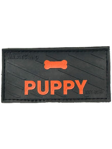 Riegillio Patch - PUPPY schwarz-orange