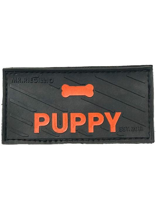 Riegillio Patch - PUPPY schwarz-orange