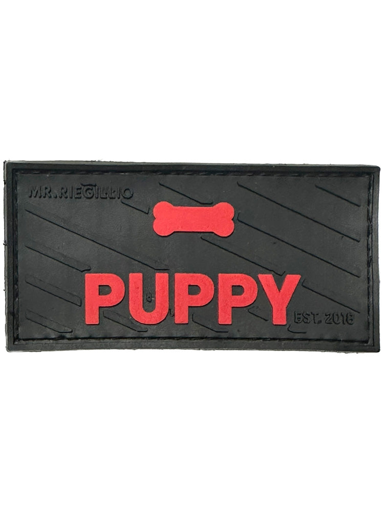 Riegillio Patch - PUPPY schwarz-rot