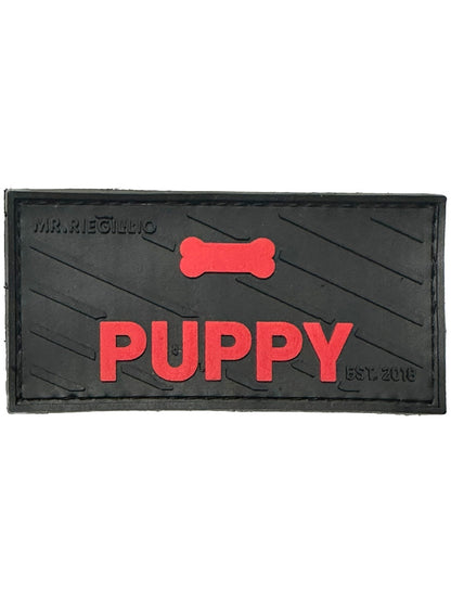 Riegillio Patch - PUPPY schwarz-rot