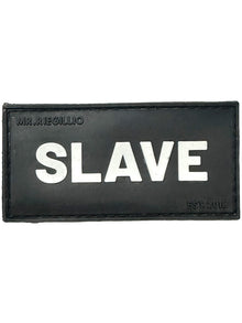 Riegillio Patch - SLAVE schwarz-weiß