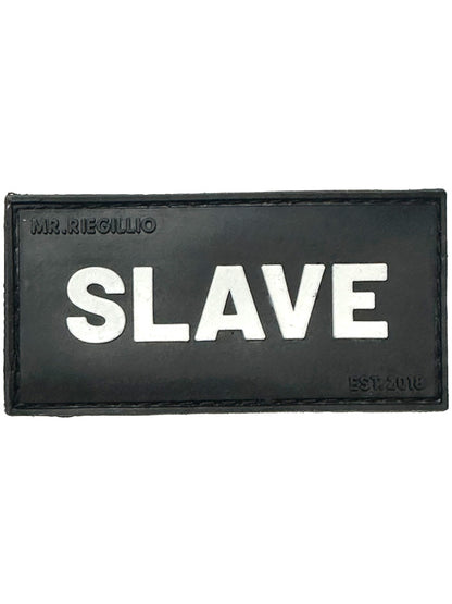 Riegillio Patch - SLAVE schwarz-weiß