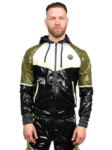 Riegillio Shiny Nylon Tracksuit Jacket - FUNIS