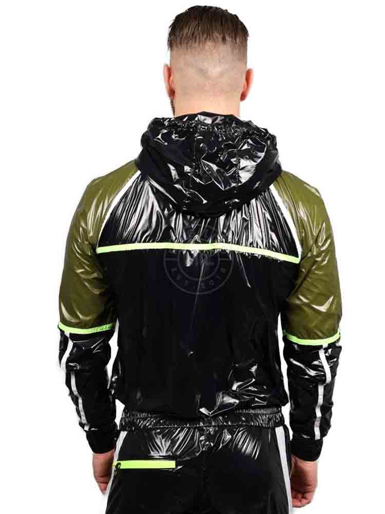 Riegillio Shiny Nylon Tracksuit Jacket - FUNIS