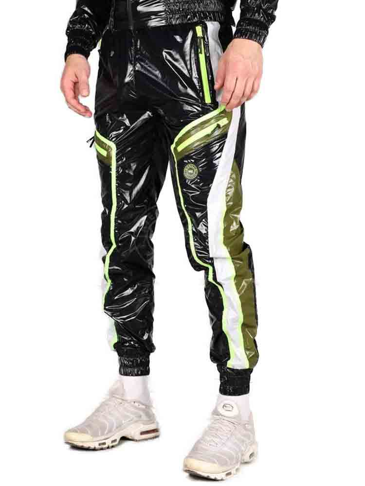 Riegillio Shiny Nylon Tracksuit Pants - FUNIS