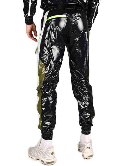 Riegillio Shiny Nylon Tracksuit Pants - FUNIS