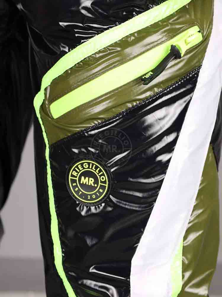 Riegillio Shiny Nylon Tracksuit Pants - FUNIS